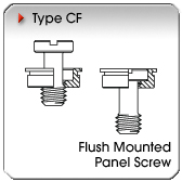 Type CF - Flush-Mounted Panel Screw